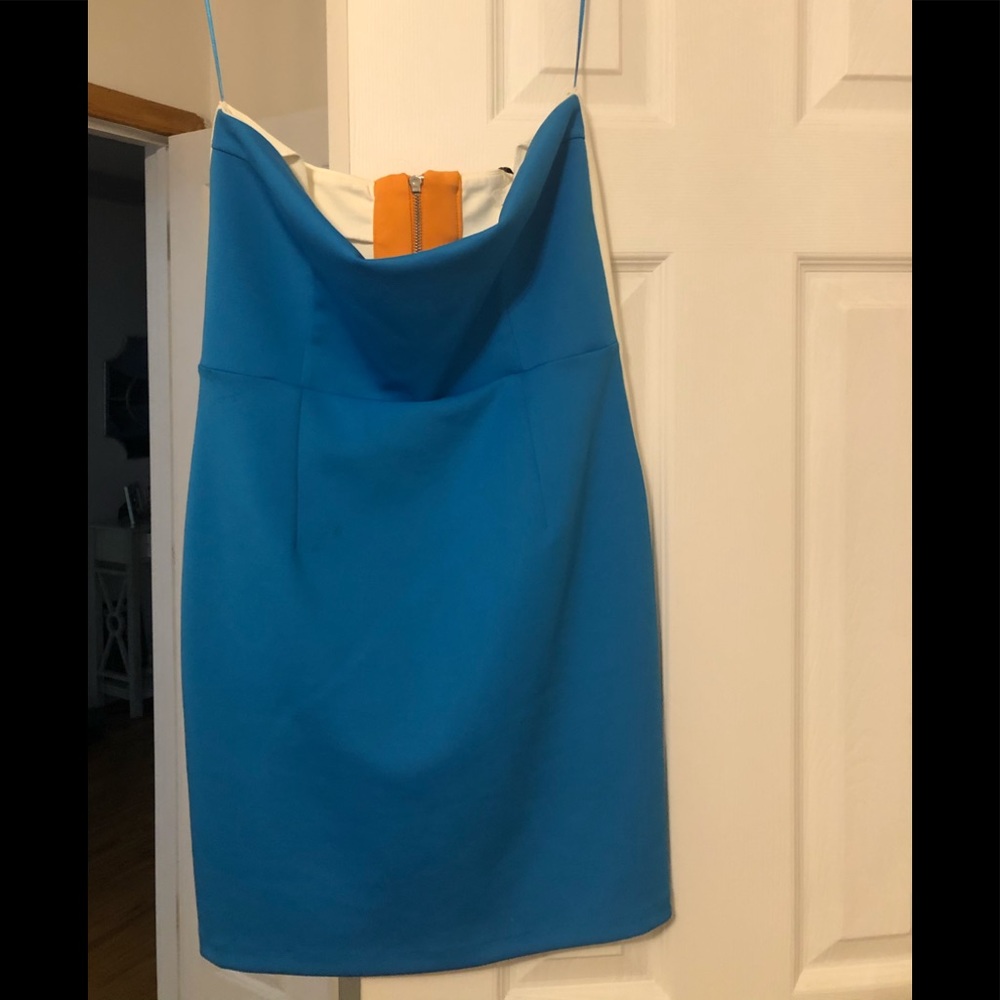 Zara Short strapless dress